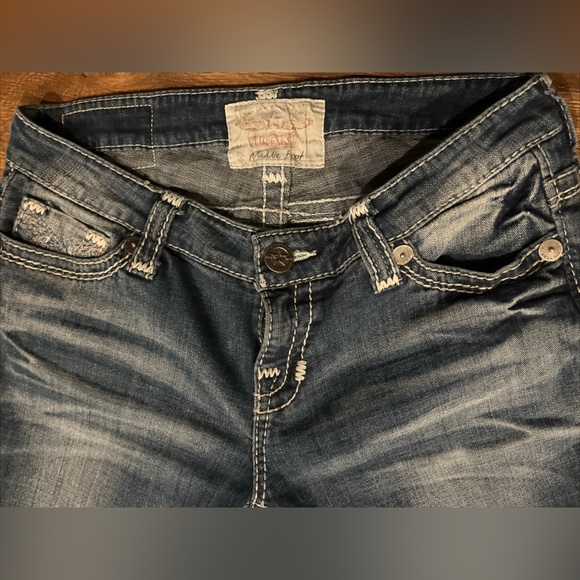 Big Star Maddie Boot Mid Rise Jeans - 28R St Cowgirl Rodeo Style - Picture 3 of 6